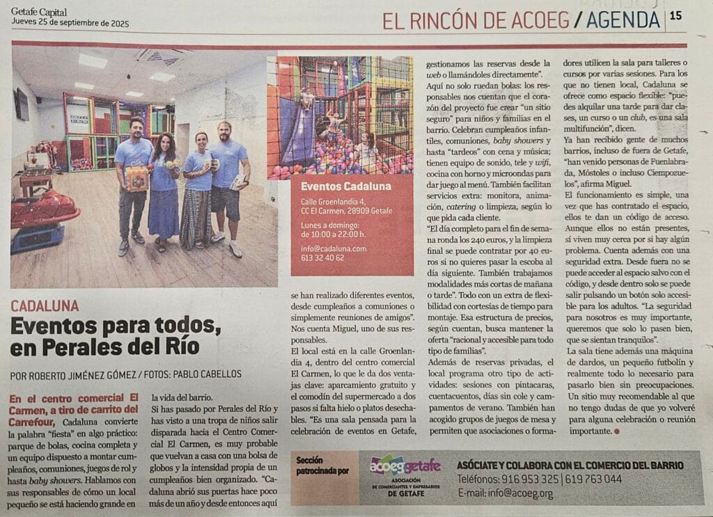 El rincón de ACOEG